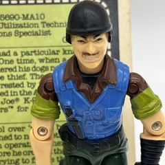 GI Joe Slaughter’s Marauders Mutt 100% Complete W/Uncut File Card 1989 Vintage
