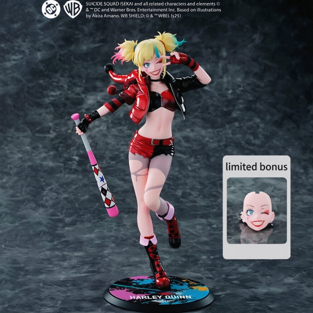 Harley Quinn Figure Suicide Squad ISEKAI Ver. 1/7 Scale KAIYODO Bonus