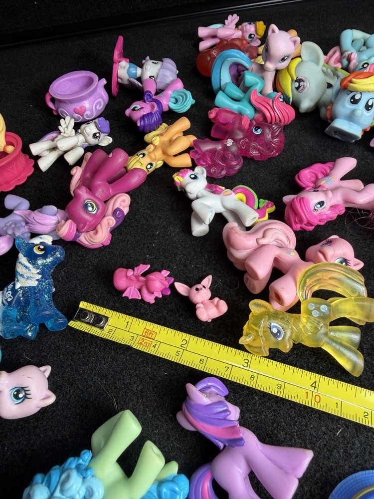 MLP My Little Pony Mini Figure Small 1” & 2″ Blind Bag Ponies Mixed Lot Of 40