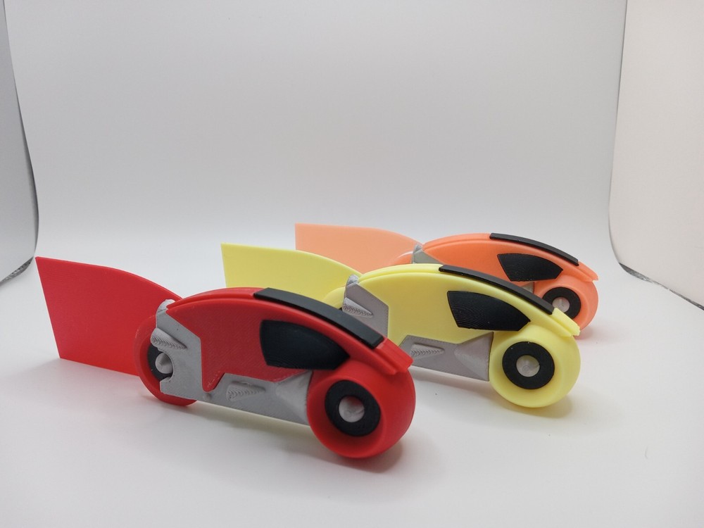 Retro Lightcycle mini lot x3 for Vintage Tron action figures and light cycle