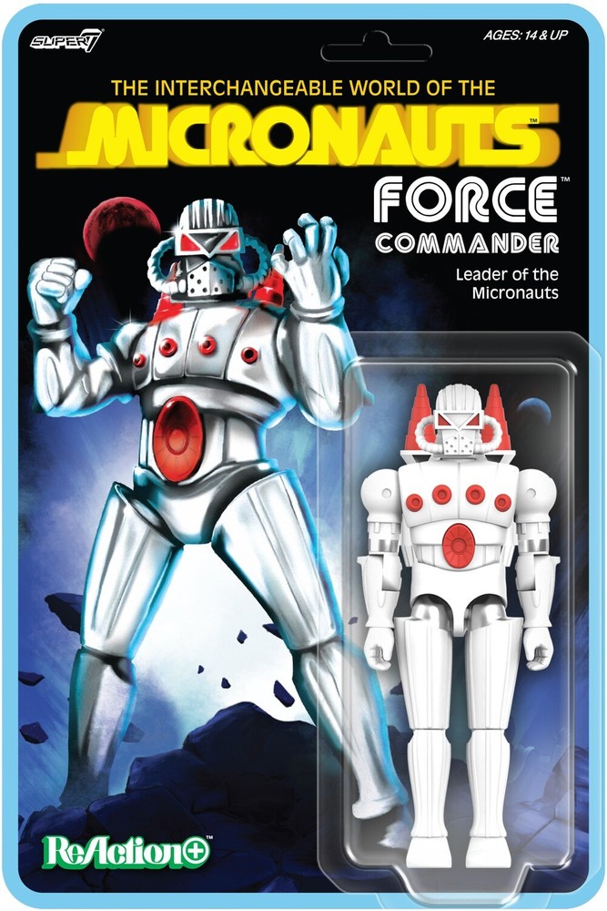 2026 Micronauts ReAction Figure Super7 – Force Commander – In Stock – Unpunched