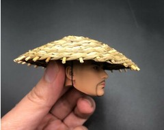 1/6 Kasa hat bamboo Japanese samurai kamishimo costumes for hot toys ❶USA❶
