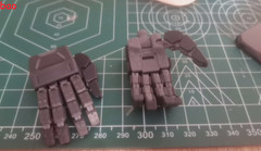 Exchange Hand Upgrade Kit Set For PG Unleashed RX 78-2 Model Kit ABS Plastic