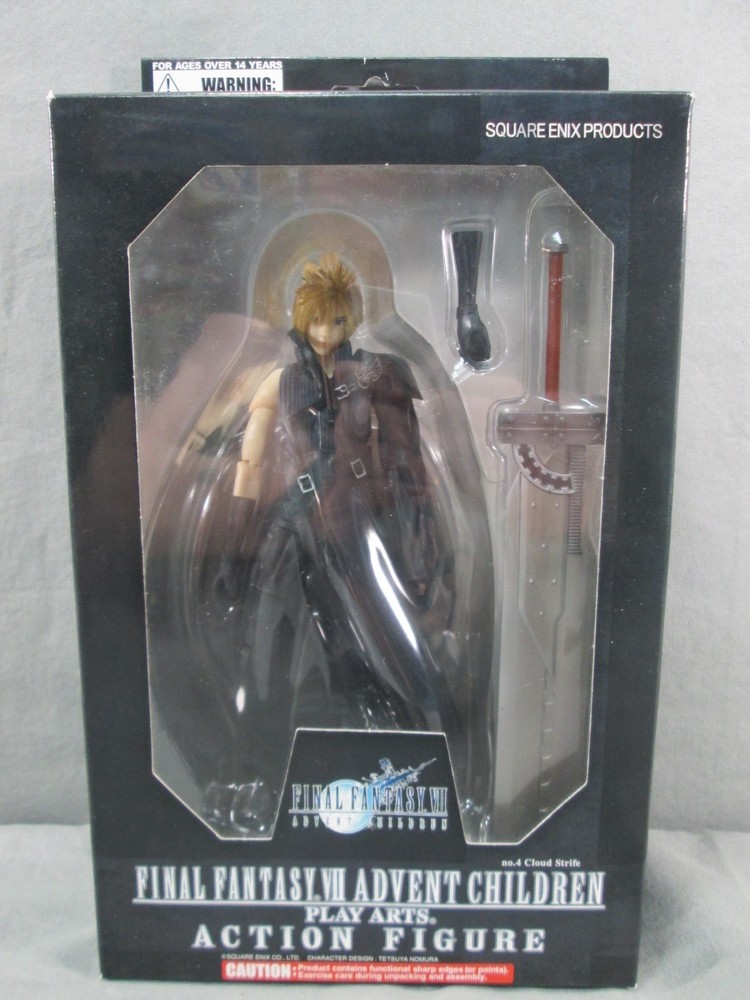 Final Fantasy VII No 4 CLOUD STRIFE Advent Children 7″ Action Figure Play Arts