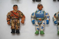 VINTAGE MILITARY MUSCLE MEN LOT SAN FRANCISCO TOYMAKERS MINI ACTION FIGURES