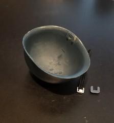 GI Joe 3D printed replacement helmet lug, D lug in green, blue, black & white