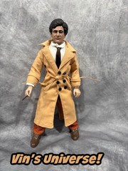 Custom 8″ Mego Peter Falk as LT Frank Columbo Action Figure Boxed