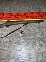 1/6 21ST CENTURY WW2 US ARMY M1 GARAND PLASTIC RIFLE ULTIMATE SOLDER HASBRO