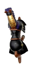 Simba Medieval Kingdoms Jousting Knight Horse Figure Red/Silver & Black/Purple