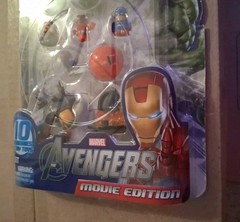 Squinkies Marvel Avengers Movie Edition Set w/ Iron Man Thor Hulk, 10 Pieces