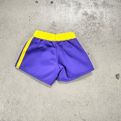 BW-SGT-PUP: 1/12 Purple Fabric Boxing Shorts for Storm Arena Sagat Action Figure