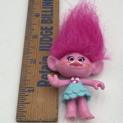 Trolls Mini Action Figure Collection Lot of 6 Multicolor Hair Dreamworks 2015