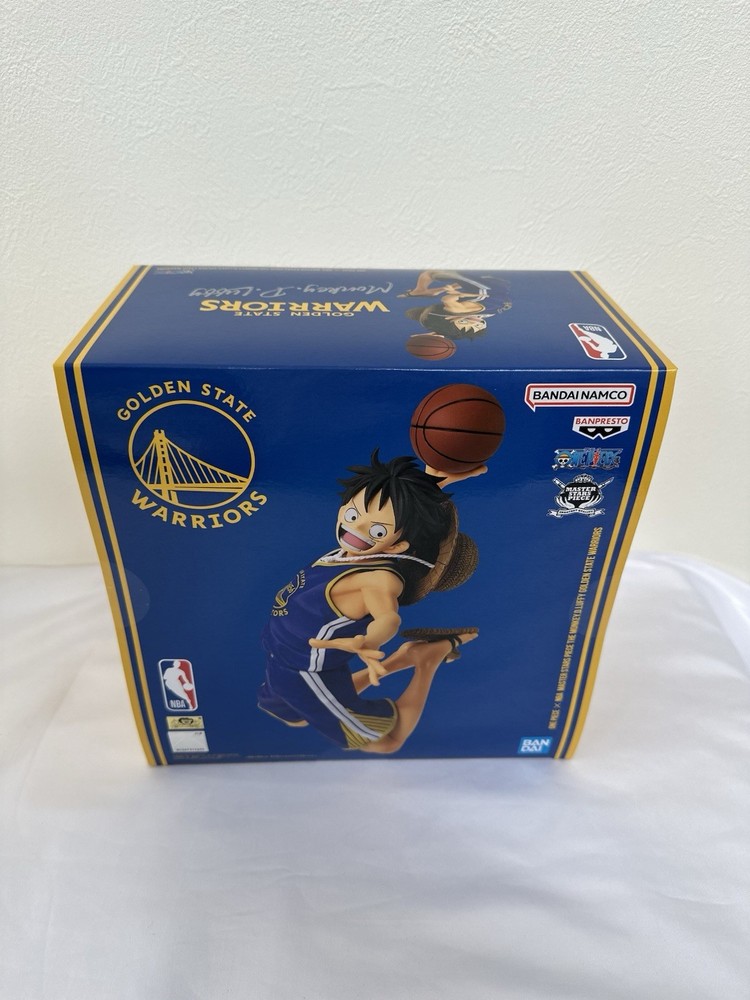 ONE PIECE x NBA Monkey D Luffy GOLDEN STATE WARRIORS MSP Figure New Japan