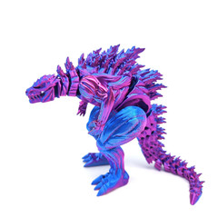 3D Printed Muscle Dinosaur Action Figure Movable Joint Mini Monster Model Toy Gi