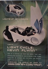 🔥🔥2010 DISNEY TRON LEGACY LIGHT CYCLE: KEVIN FLYNN VEHICLE – SERIES 1 **NEW**