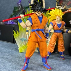 Handmade Custom1/12 Jacket Clothes Set for 6″ SHF Action Figure Son Goku Body