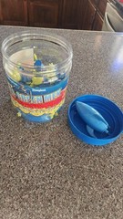 Disney Toy Story Bucket of Little Green Men, ALL parts inside, FREE SHIPPING
