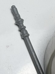 VINTAGE STAR WARS ROTJ 1985 BARADA YAK FACE NIKTO SPEAR STAFF WEAPON ACCESSORY