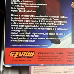 Storm Collectibles Street Fighter 5 V M. Bison / Vega Action Figure-READ