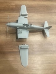 Blemished 1:18 scale Kawasaki Ki-61 “Tony” Model Kit-Disassembled and Unpainted