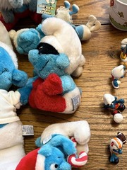 HUGE Vintage Smurfs Lot 1966–1983 PVC Plush Houses Accessories More AS IS Rare