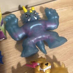 Moose Goo Jit Zu lot Of 10 One Sealed Rare Stretch Liquid Filled Figures