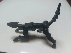 T13 Action Figure Articulated Robot Mannequin with Dog Toy Model