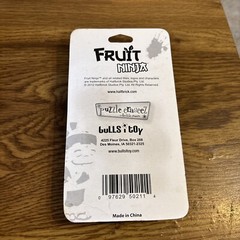 Fruit Ninja, Puzzle Eraseez Erasers , Bulls i toy, 2012 Halfbrick Studios NEW