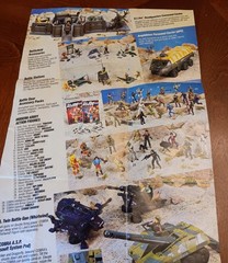 Vintage G.I. Joe yearly toy catalogs 1982-85 books and coloring book. Big lot