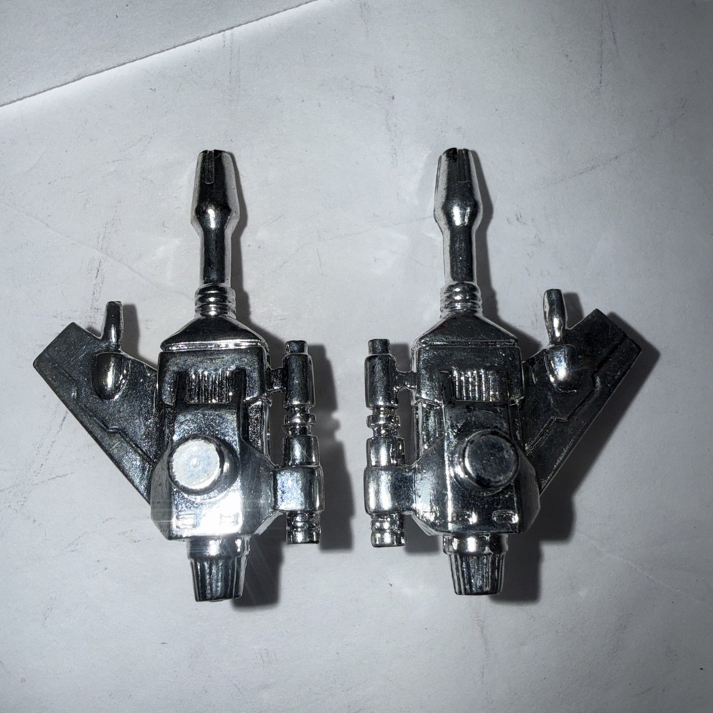 1984 Hasbro G1 Transformers G1 Rumble chrome silver Weapon Gun MINT Part Set