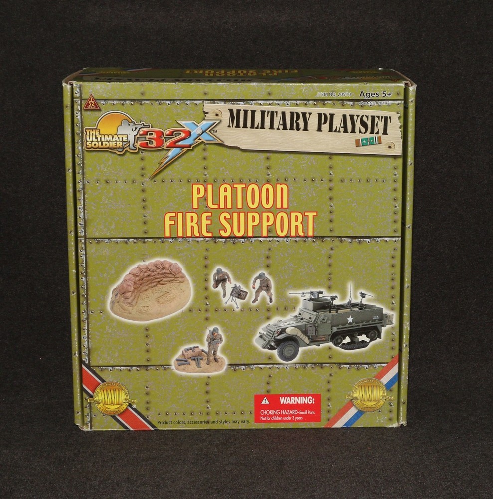 21st Century Ultimate Soldier Platoon Fire Support Military Playset