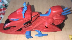 Marvel Action Figure Spiderman Vehicle Motorcycle