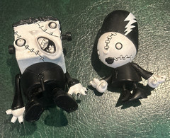 Pair of dKILLER PANDA/SD Toys MONSTER THEATER Figures FRANKENSTEIN & THE BRIDE