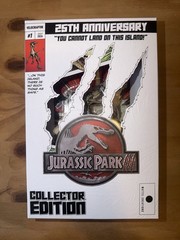 Jurassic World Hammond Collection 25th Anniversary Comic Velociraptor IN HAND