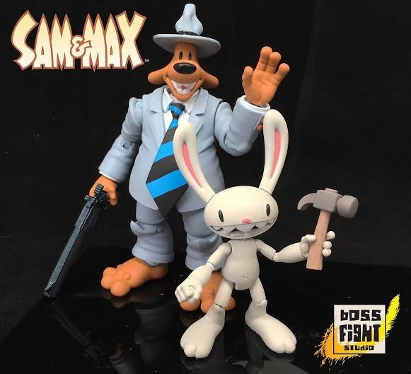Boss Fight Studio Sam & Max Figure Interchangeable Accessories Sealed Set Of Two