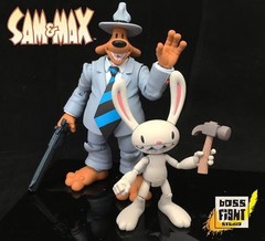 Boss Fight Studio Sam & Max Figure Interchangeable Accessories Sealed Set Of Two