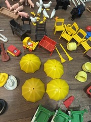 VTG Lot Play Mobile Figurines, Cowboys, Circus, Animal Figurines & Accessories