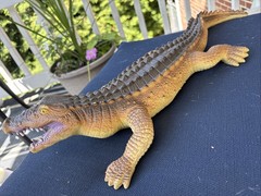 Toys R Us Maidenhead Large Realistic Lifelike Soft Rubber Alligator 2017 23”