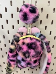 NEW Custom Made Monsters RAINBOW CHEETAH Leopard BUNNY RABBIT Plush Pendant Doll