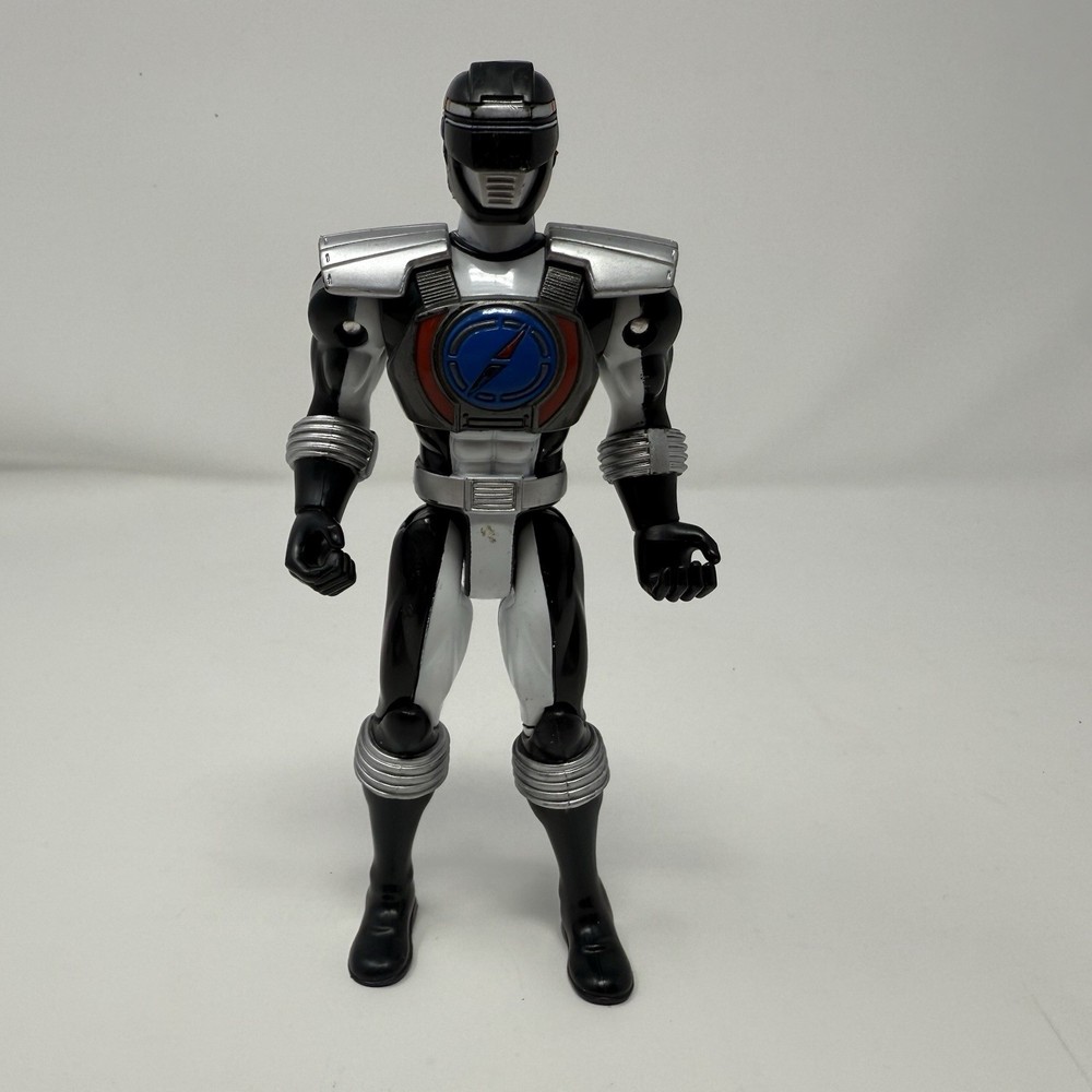 Power Rangers Operation Overdrive Black Ranger Action Figure Bandai 2006 5.5”