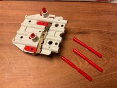 Remco Barracuda Submarine 1962 toy compete firing mechanism (with 3torpedoes)