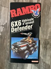 1985 Rambo Force Of Freedom Defender 6×6 New In Box. Rambo Figure Sealed