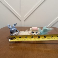 Disney Princess Palace Pets Figure Toy Furry Tail Crown Lot of 6 Cats Bunny Dogs