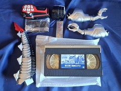 Power Rangers Mirai Sentai Time Ranger DX V Rex Megazord Transform Used Good