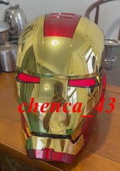 US Ship!!! Iron Man 1:1 MK5 Deformable Voice Control Wearable Helmet Boxed Gift