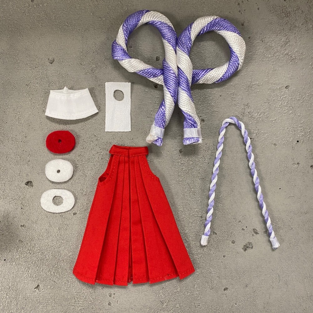 KC-YMT: 1/12 Fabric Skirt & Rope Belt for Bandai S.H. Figuarts One Piece Yamato