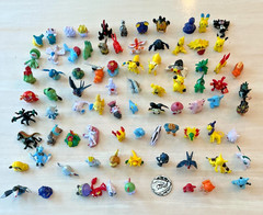 Lot of 85 Mini Pokémon RL & RLW 1″ PVC Figures Pikachu, Mewtwo, Eevee & More 06