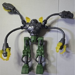 Marvel Mech Strike Mechasaurs Robot Toy Green Yellow Articulated Action Figure