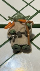 Vintage Star Wars Yoda Complete Orange Snake Original Kenner