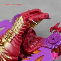 Upgrade Kit For Legacy Transmetal II Megatrn Replace Tail Knife Weapon